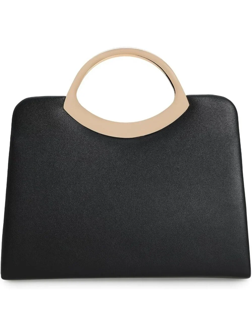 👜Women's Black Small Dressy Handbag Evening Bag Circle Handle Elegant Purse